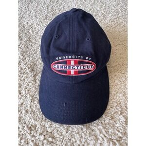 Vintage UConn Huskies Sports Specialties Adjustable Hat Navy Cap NCAA